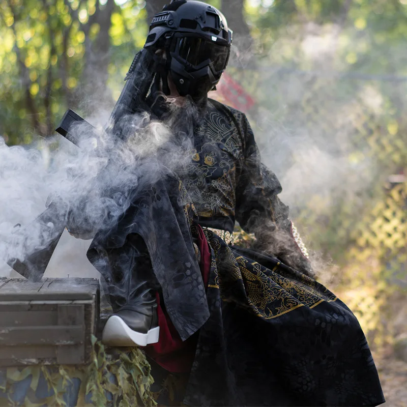 

Flying Fish Suit Jinyi Weiming Stickers inside Traction Gilding Tactics Style Camouflage Men's and Women's PC Same Hanfu