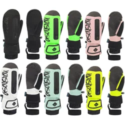 New Winter Waterproof Snow Gloves Men Anti-friction Warm Ski Gloves with Wristband Pro Alpine Sport Women Mittens Skiing Items