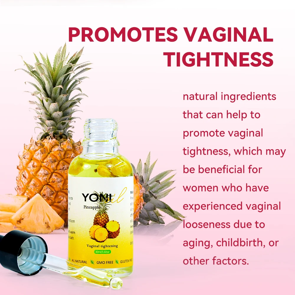 Strawberry Natural Yoni Essential Oil Feminine Hygiene Moisturise Vagina Rejuvenation Tightening Detox For Lady Remove Odor