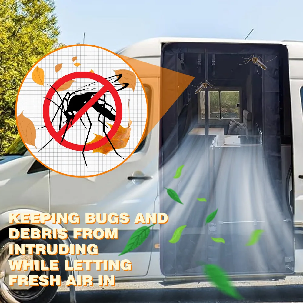 

Insect Screen Mosquito/Fly Screens Net For Fiat Ducato Peugeot Boxer Citroen Relay X250 X290 Car shading Curtains Accessories