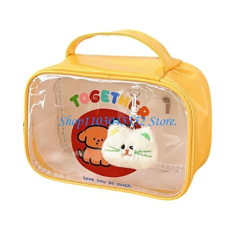 

A3pe Cartoon Clokl Makeup Bag Сумка мода для девочек Женщины.