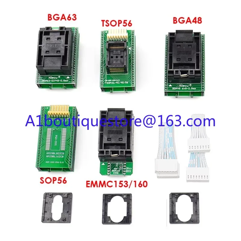 T56 universal programmer notebook microcontroller main board burning navigation LCD view 5
