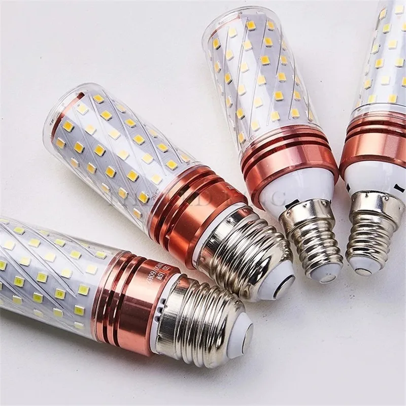 Lâmpada milho led, lâmpada milho led para lustre forte 12w, lâmpada de três cores com brilho ajustável, e14, parafuso pequeno, fonte de luz e27