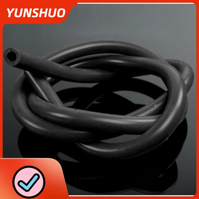 Vacuum Silicone Hose Racing line Pipe Tube Black 1 Meter IDxOD:6x13mm