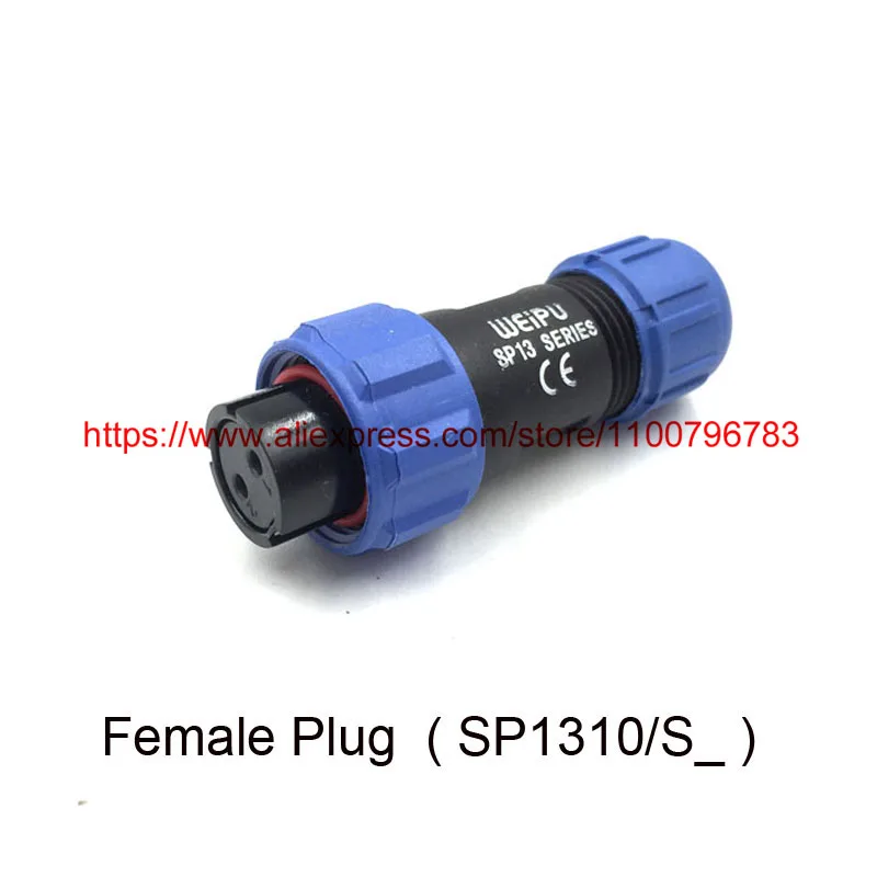Original Weipu Anschluss SP13 IP68 2 3 4 5 6 7 9 Pin Männlich Weiblich Wasserdichte Kabel Stecker Vorne Montieren buchse SP1310 SP1312 – Detail 13