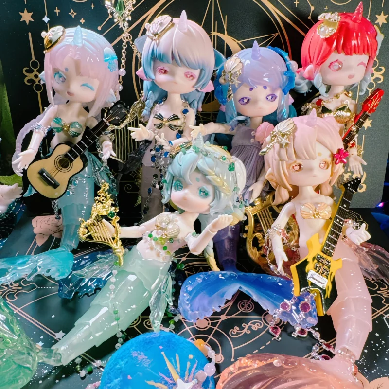 

Пятно эвкалиптовая краска, секретный язык, имитающие существа, Русалка Bjd, милая ручная работа, модная игра, слепая коробка, подарок на день рождения для девочек