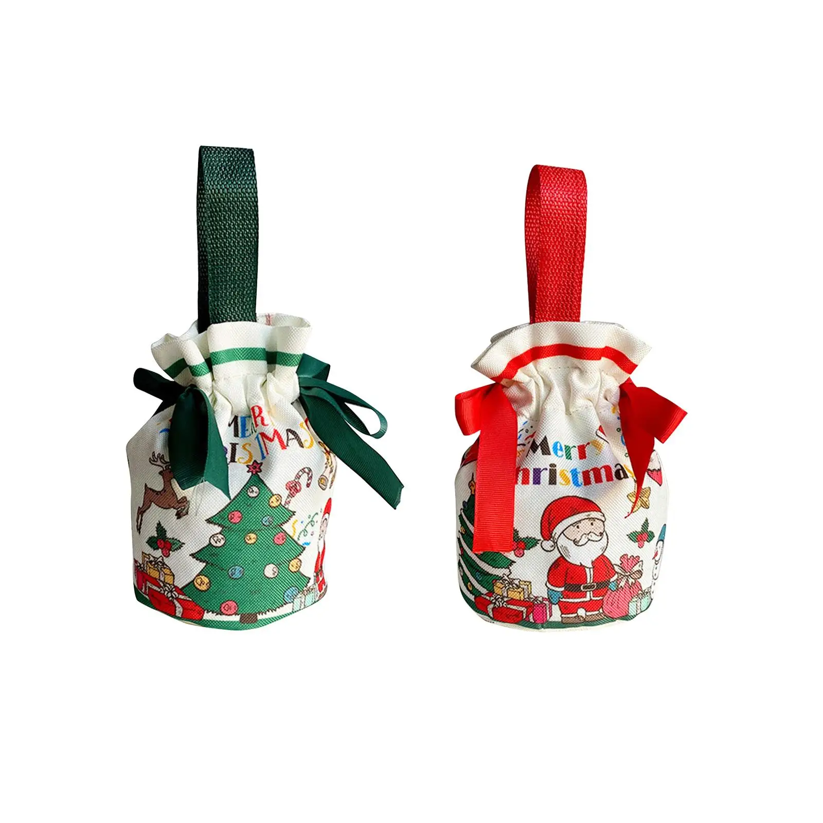 Christmas Gift Bag Stocking Stuffer Holiday Gift Pouch Cute with Drawstring Xmas Decor Apple Bag Christmas Decor Storage Bag