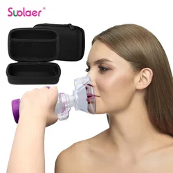 Inhaler Automizer Asthma Spacer Spacer Mist StorageTank Compressor Aerosol Cabin Nebulizer Tank and Mask Cup for Adult Child Pet