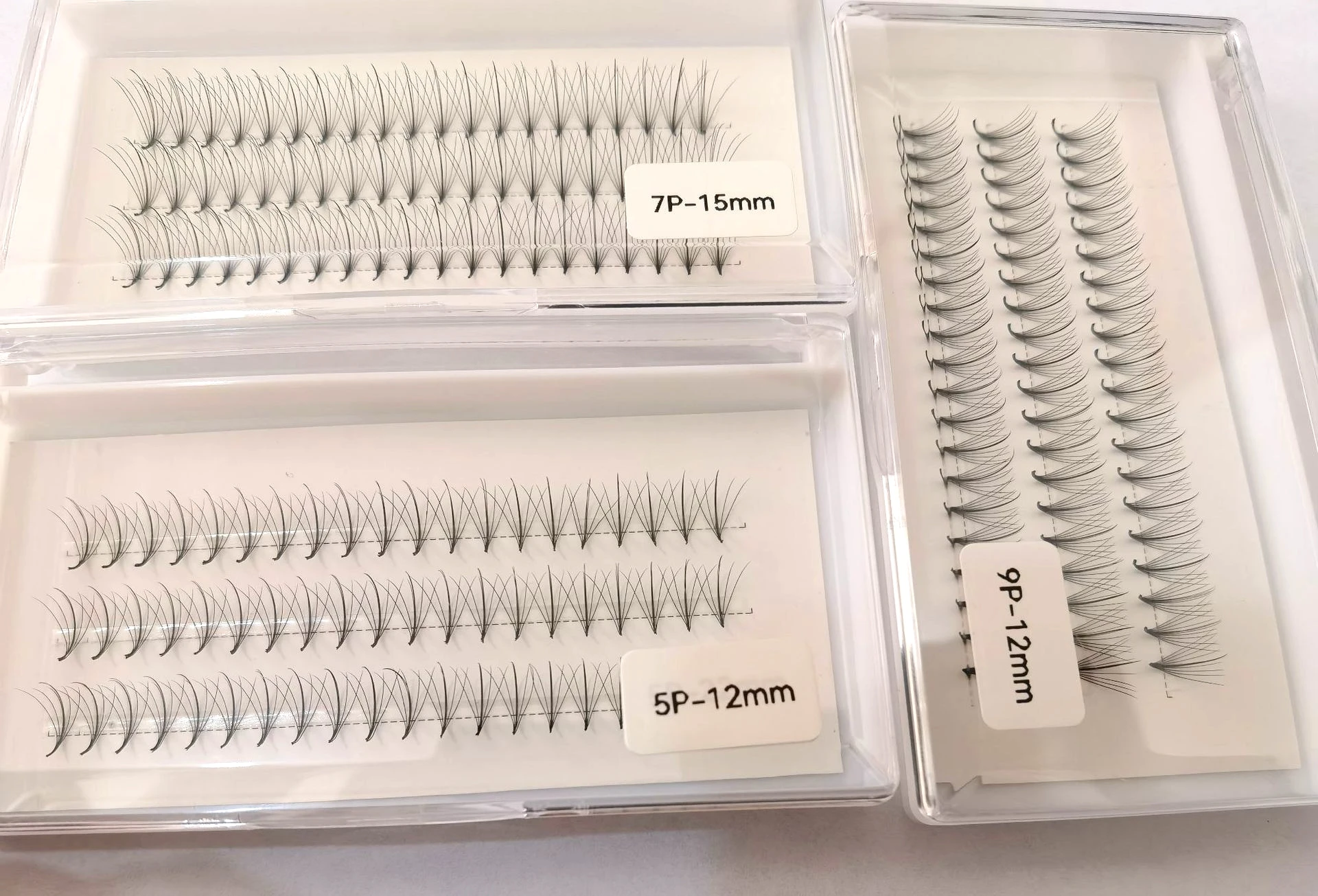 HBZGTLAD High Quality Pteris clouds hair 5/7/9D mink lashes flat hair Individual false eyelash extension Thick Fake Eye lashes