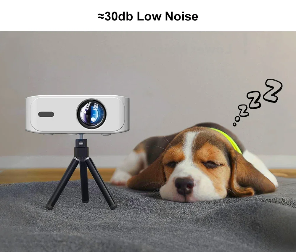 Upgraded L9W Ultra 1080P Full HD Projector 15000 Lumens High Brightness Portable Android WiFi Video Projector