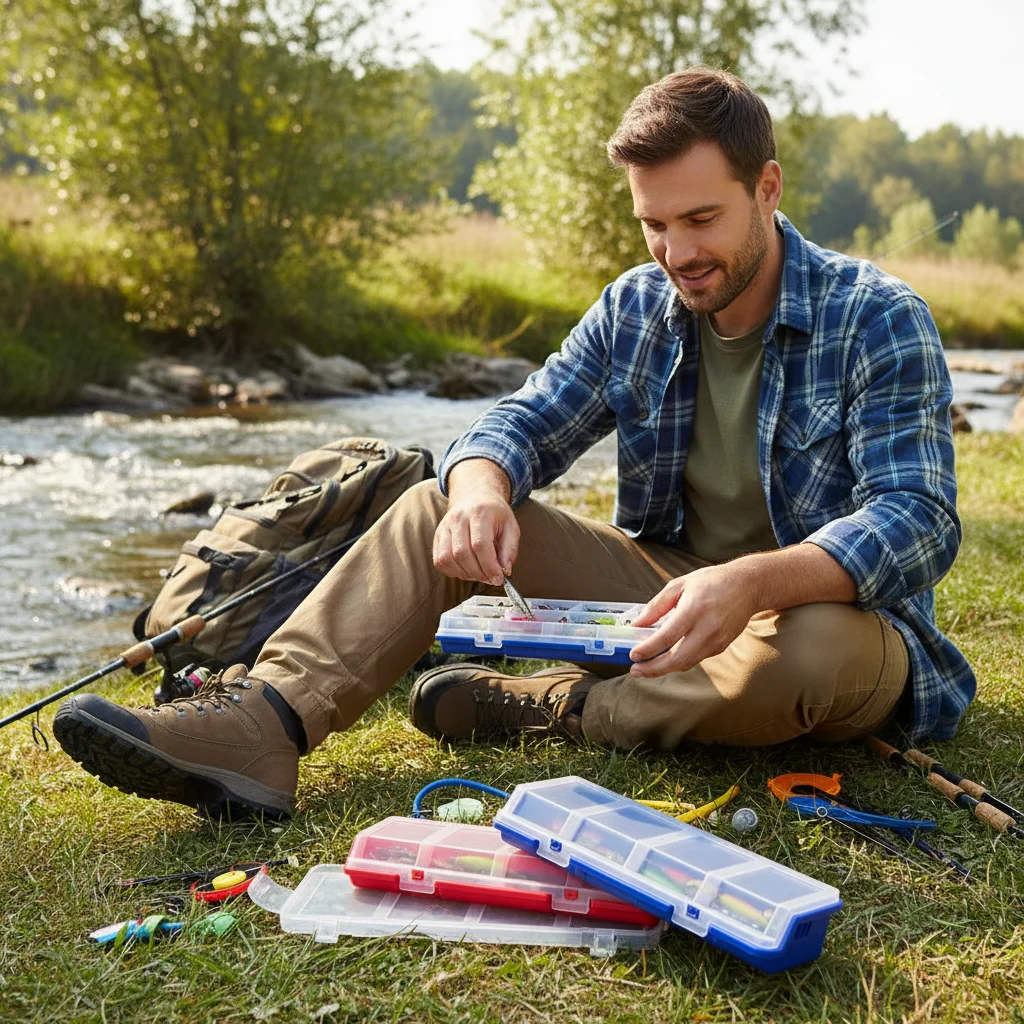 

1 шт. коробка-органайзер с несколькими отделениями для винтов и мелких деталей - прочный пластиковый футляр для хранения оборудования и ювелирных изделий