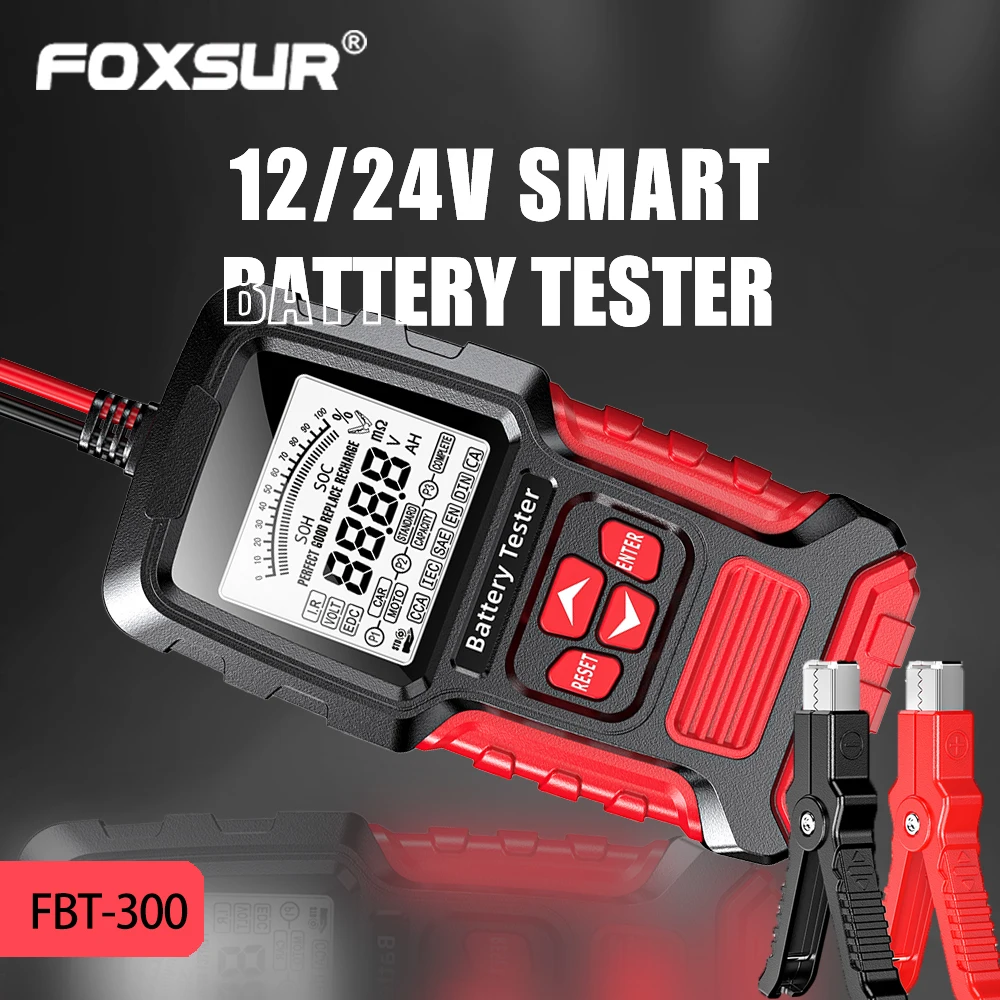 Penguji baterai mobil 12V 24V, sistem deteksi baterai otomatis, alat sistem deteksi Detect