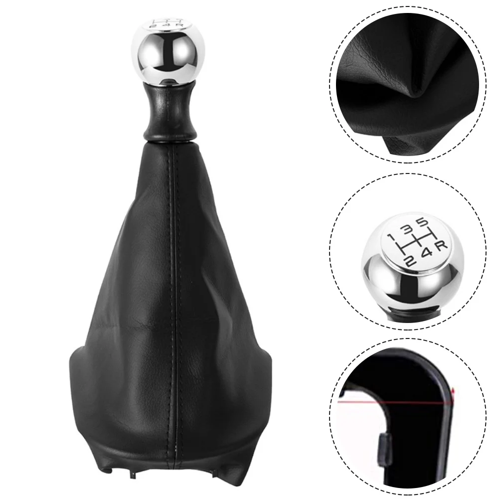 

5-скоростная кожаная ручка переключения передач для 207 307 308 607 608 для C4 C3 C5 кожаные ботильоны автоаксессуары