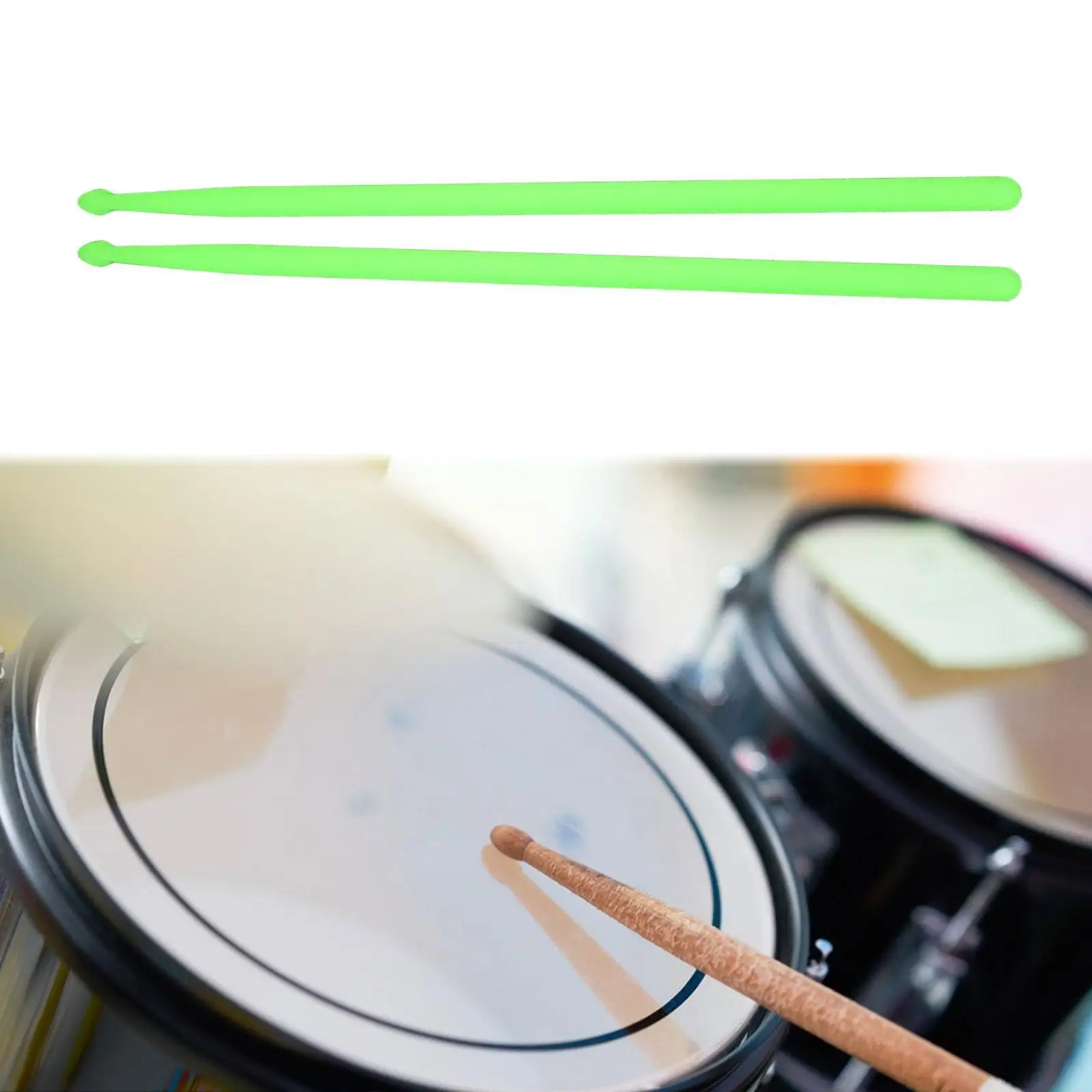 2x Light up Drum Sticks Musical Instrument Percussion Accessories Drum Parts