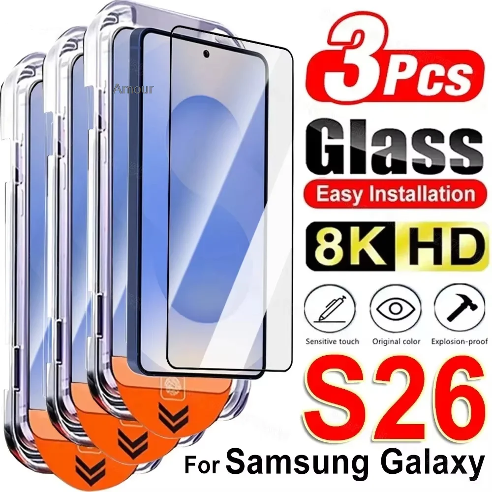 1/3PCS Privacy & HD Screen Protector For Samsung S26 Ultra S26+ S26, Dust Free Anti Abrasion Fingerprint Unlock Screen Film