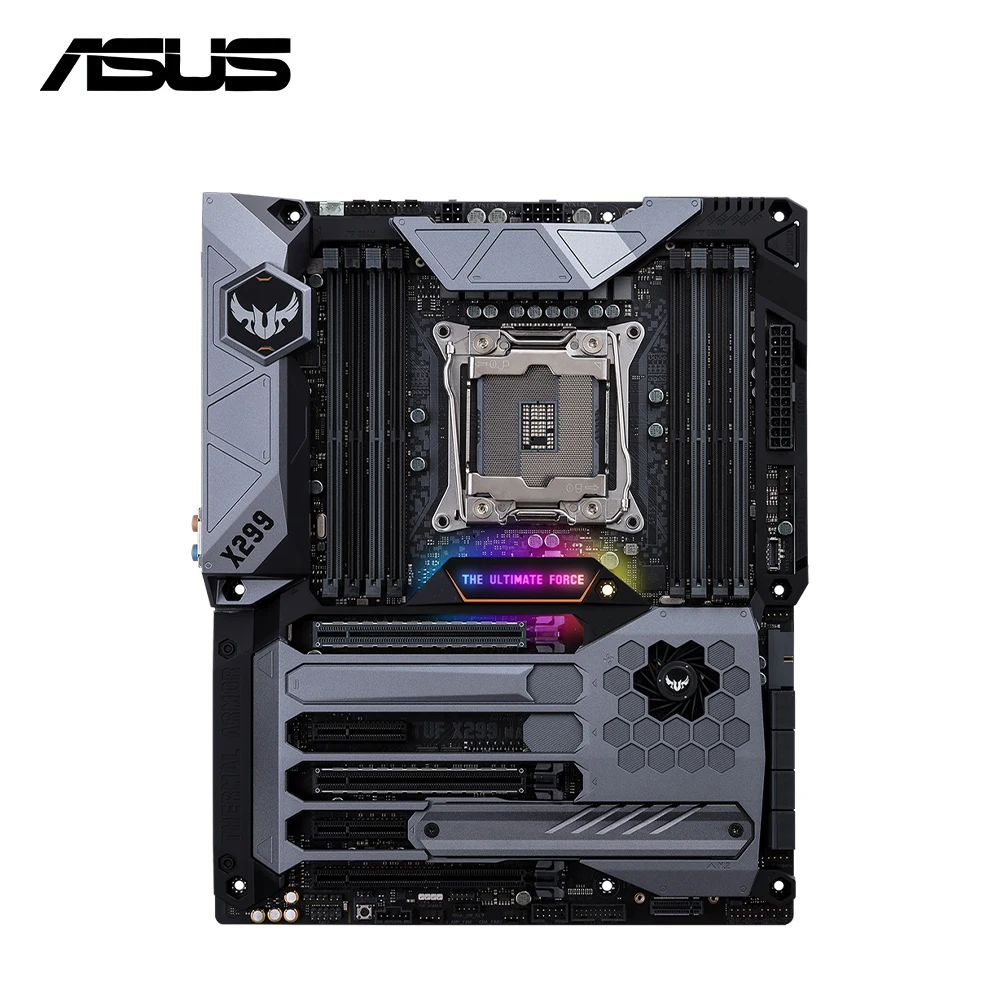 placa mae asus tuf x299 placa mae mark chipconjunto x299 x299 lga 2066 suporta processadores core x series 01