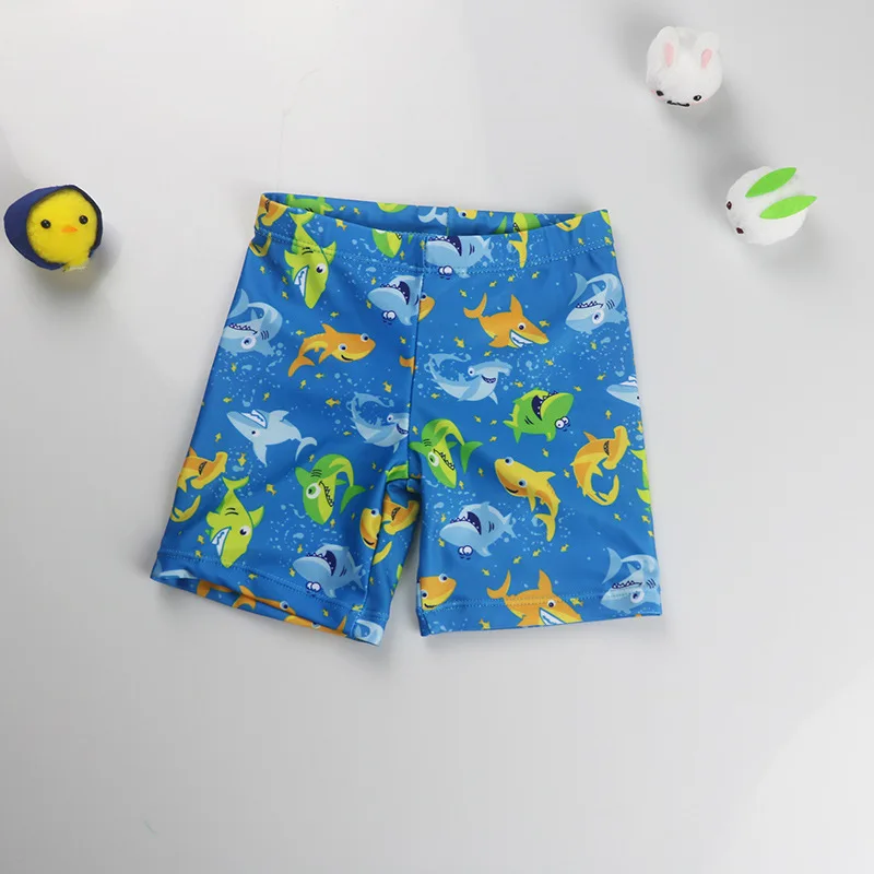 2023 Summer Children Beach Shorts Boys Cartoon Pattern Swimsuit Board Shorts 1-9Years Kids Bathing Suit Swimwear Swimming Trunks