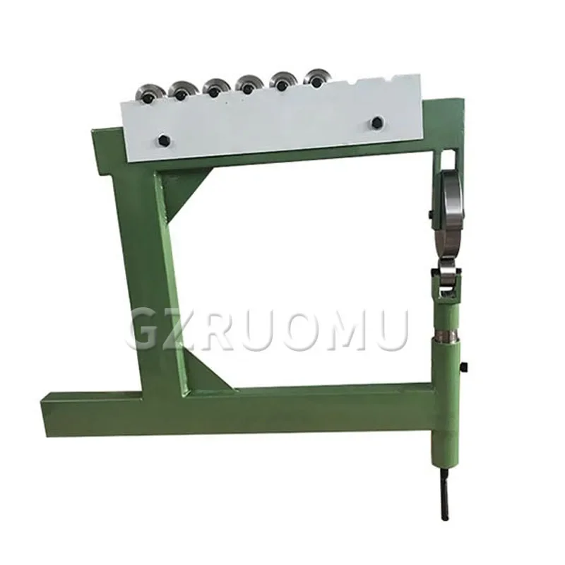 F1.2X560 Manual Sheet Metal Curve Molding Rotary Machine Wheeled Machinery Rolling Sheet Bending Steel Aluminum Processing Tools