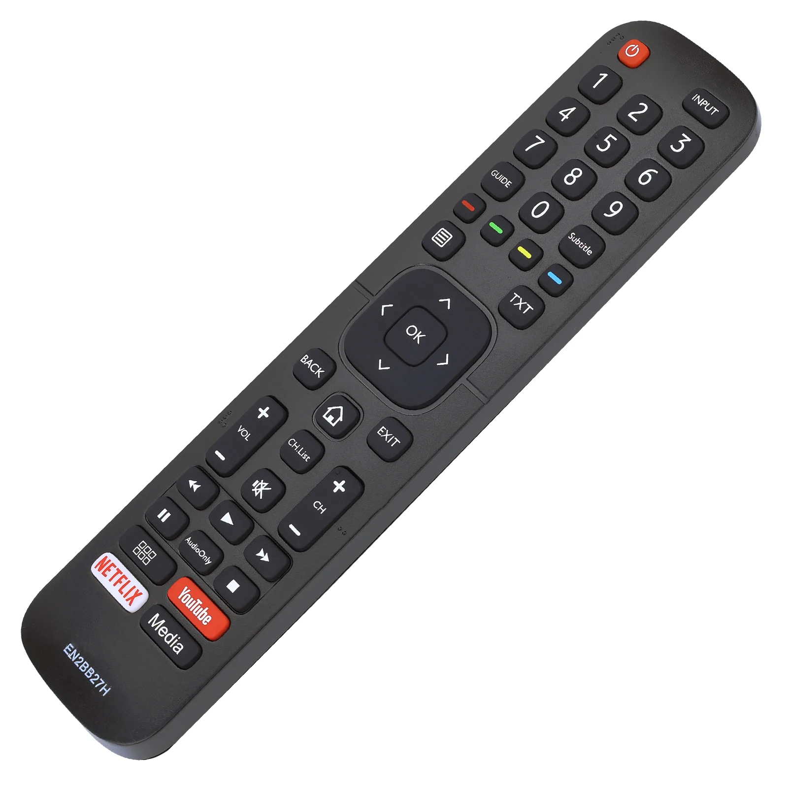 EN2BB27H Remote Control Replaced for FHD UHD Smart TV H32A5600 H39A5600 H43A5600 H43A6100 H50A6100 H55A6100 H65A6100