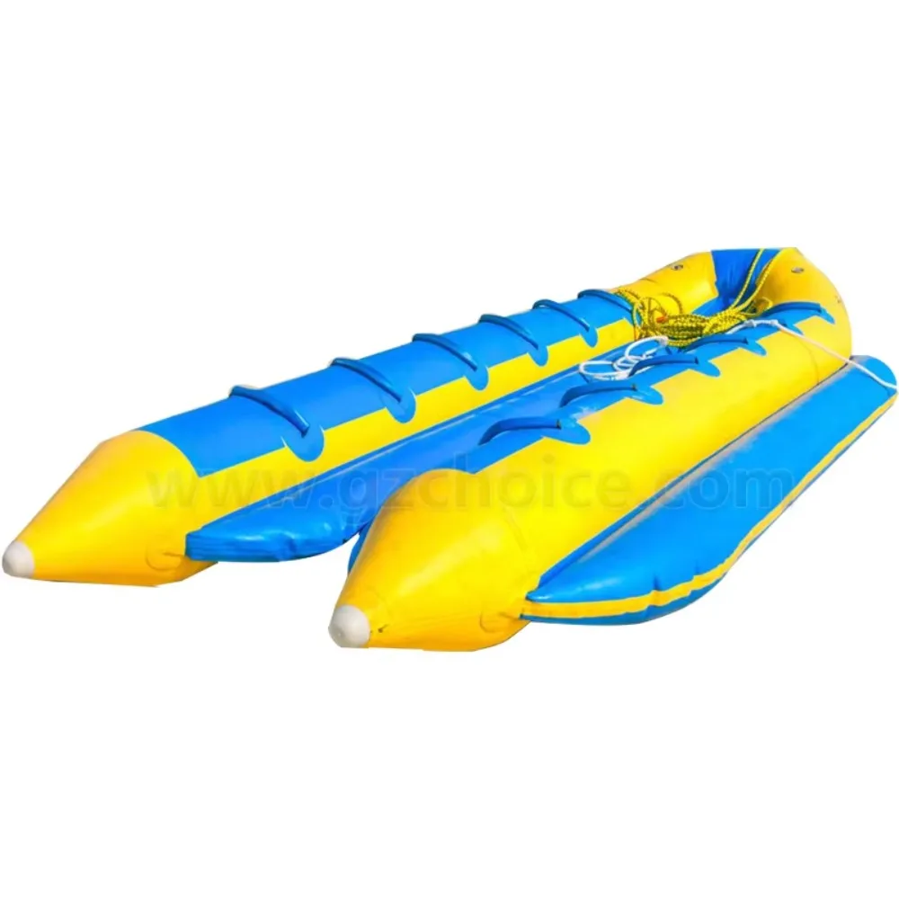 

China PVC Best-Selling Flying Fish Flying Fish Water Sports Inflatable Banana Sun Protection Boat for 10 Persons