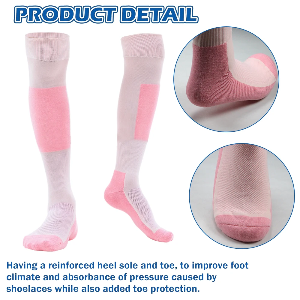 1 Pasang Kaus Kaki Anggar, Foil Saber & Epee, Anak-anak & Remaja Dewasa, Di Atas Lutut, Penyerap Kelembapan, Dapat Dihirup