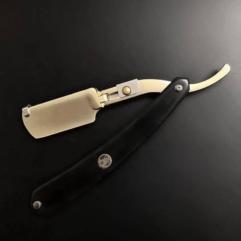 كبار المهنية الحلاق شفرات الحلاقة الخشبية دليل صالون حلاقة أدوات إزالة الرجال اللحية الحلاقة حامل سكاكين