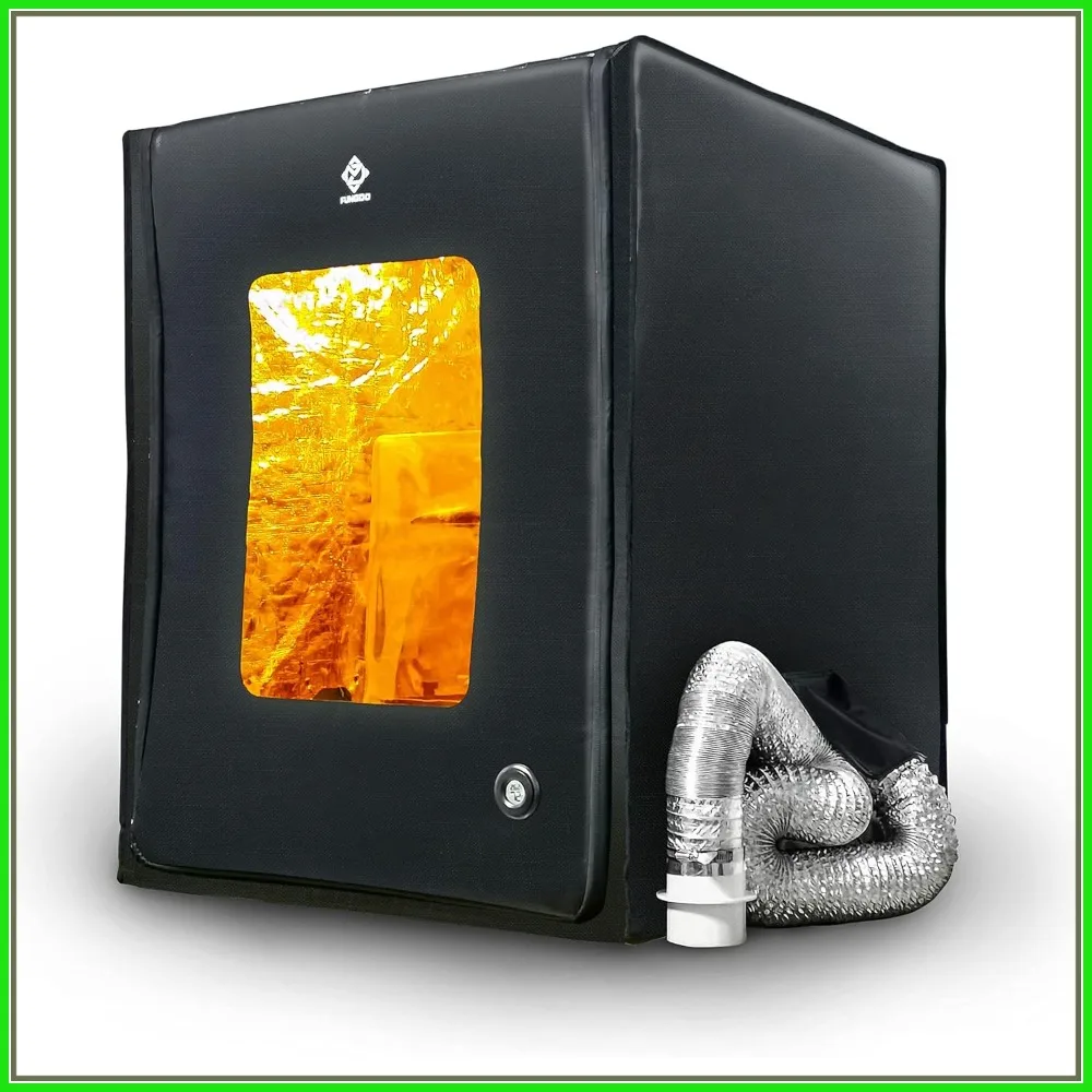 

3D Printer Enclosure with Ventilation Kit & LED Lighting–Thermal Insulation Cover for FDM/DLP/SLA/LCD Printers (700x750x900mm)