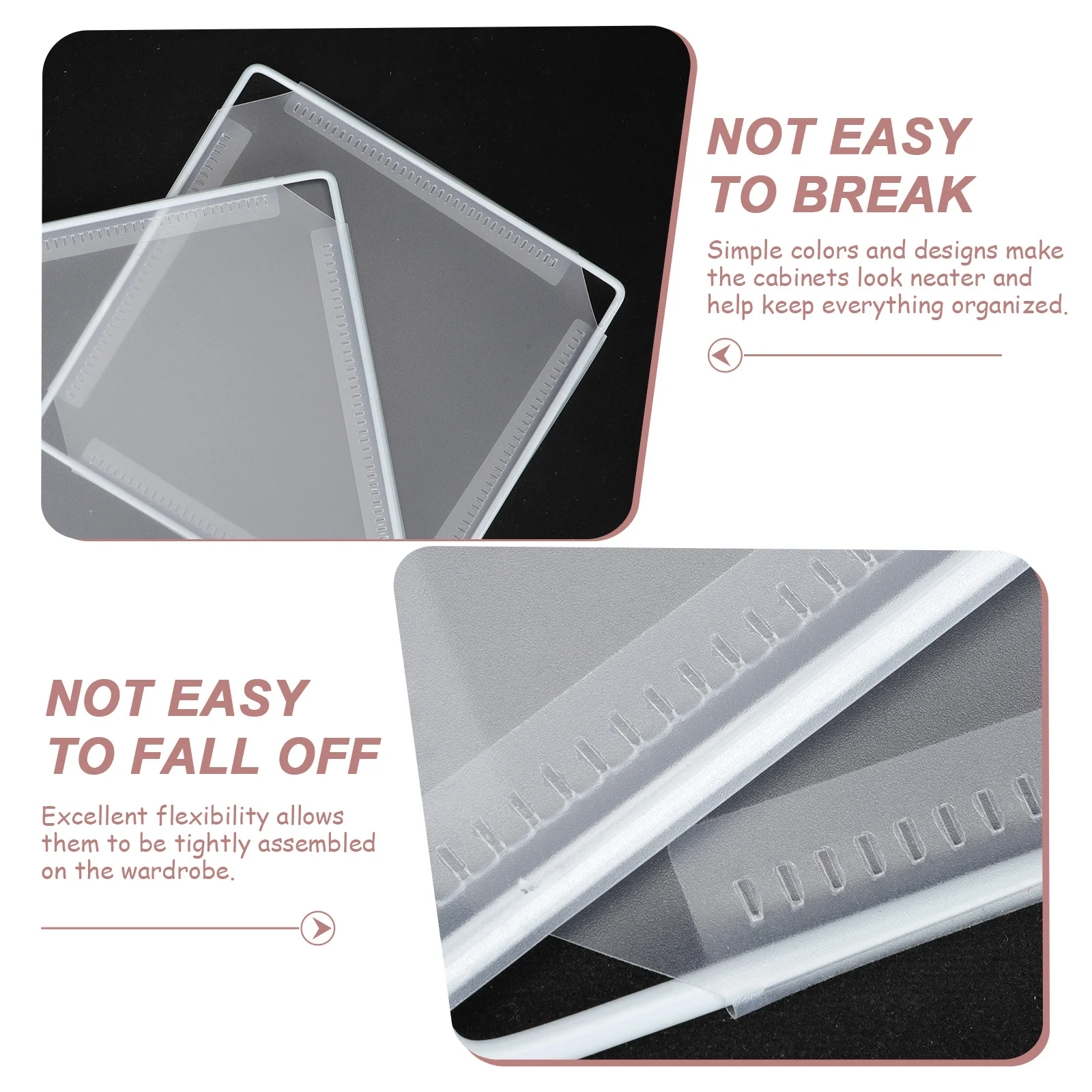 

2Pcs Modular Wardrobe Cube Accessories Plastic Closet Assembly Parts Wardrobe Organizer Cabinet Inserts Shelf Storage Organizer