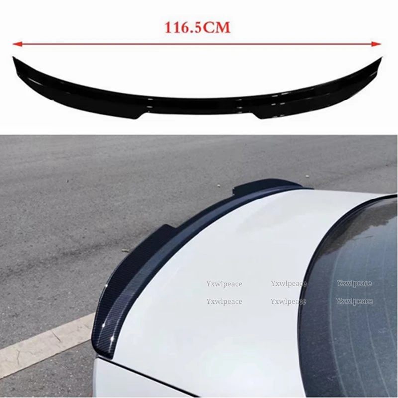 For Audi A3 S3 8V Spoiler 2014-2019 High Quality ABS  Bright Black/Carbon Fiber Appearance Rear Trunk  Spoiler Car Styling