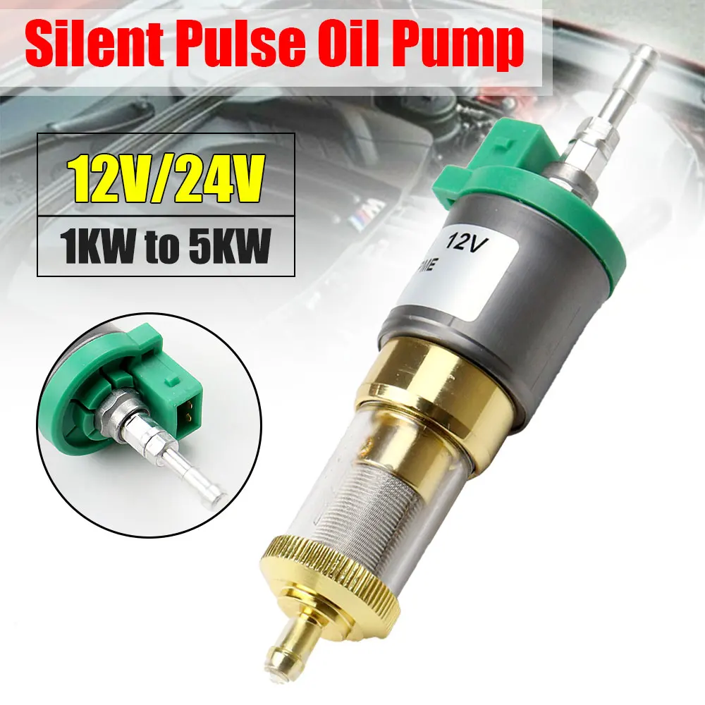 

12V Car Silent Low Noise Fuel Pump For 1KW-5KW Webasto Eberspacher Truck Car Air Parking Heater Accessories