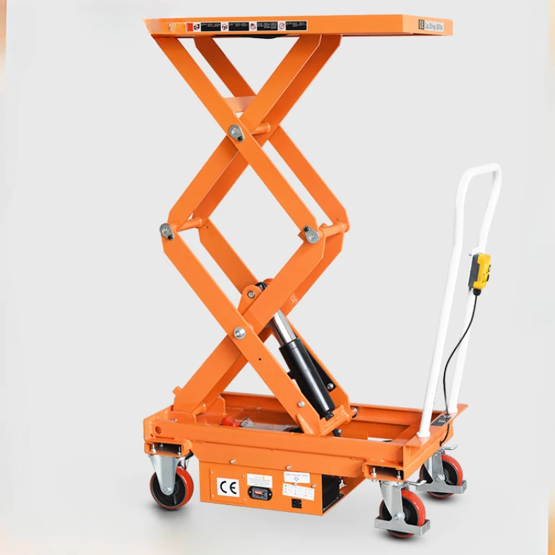 

Electric lifting platform car Small hydraulic lifting car Mobile