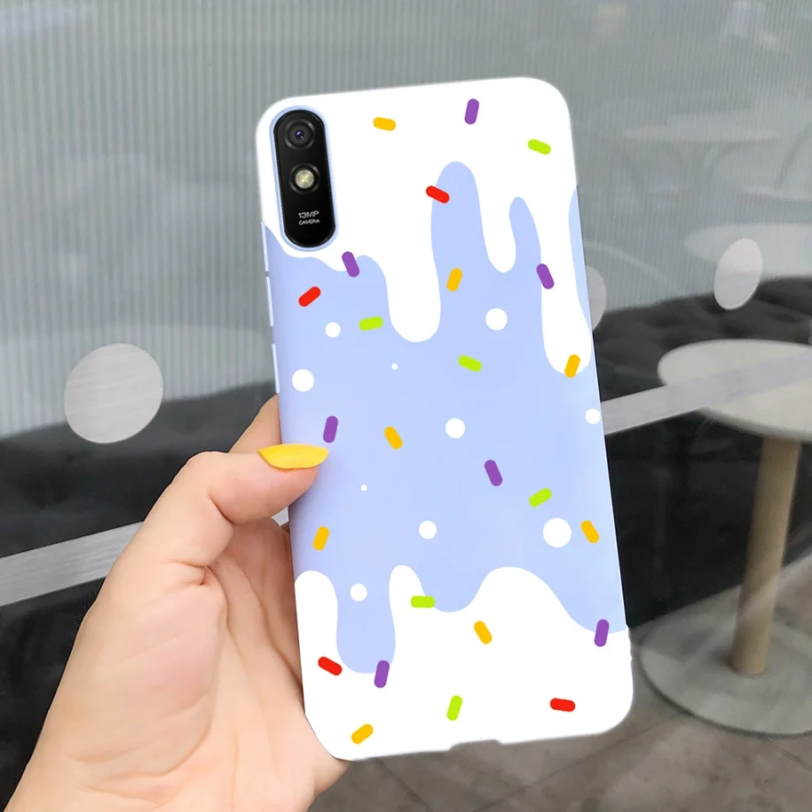 For Xiaomi Redmi 9A 9at Case Cute Cartoon Bear Slim Cover Soft TPU Phone Cases For Xiaomi Redmi 9i Sport Redmi9A 9 A Back Bumper