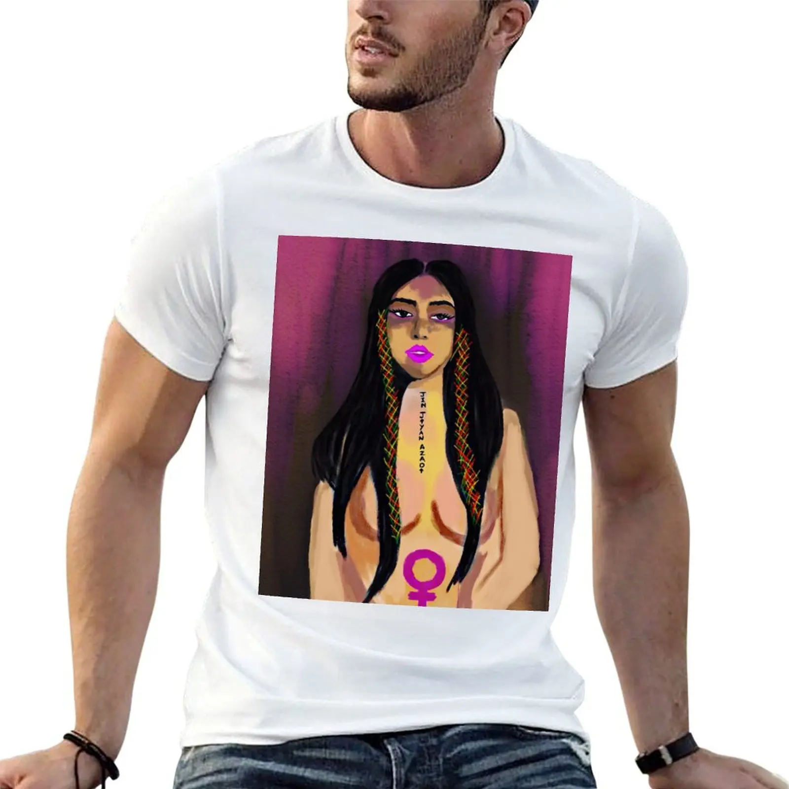 Jin Jiyan Azadi T-Shirt Construction Work Tee Shirt
