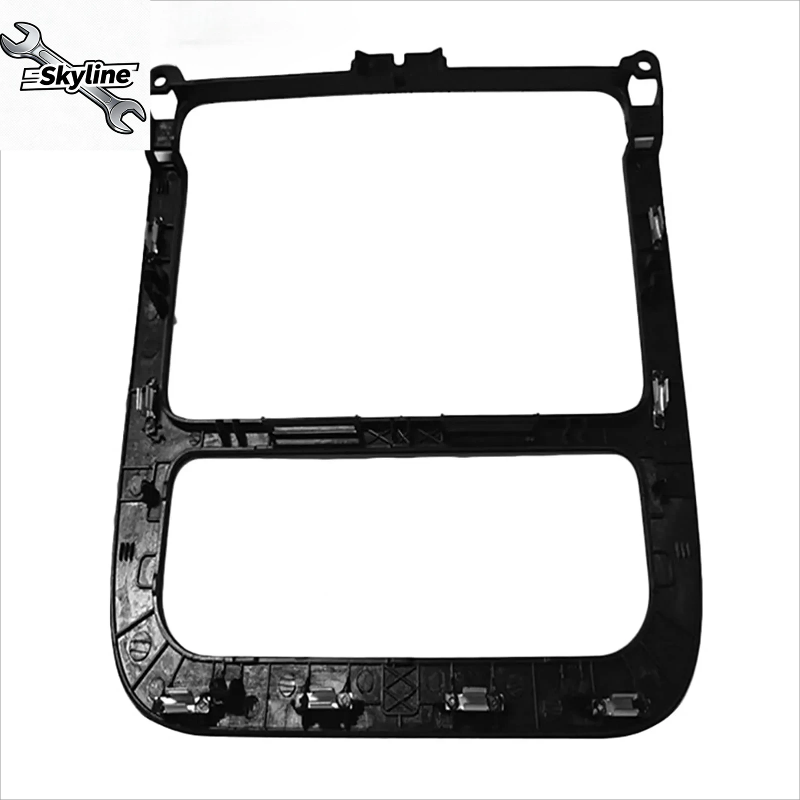 For MK5 MK6 2011 1KD 858 069 Car Automatic Air Conditioning Panel CD Panel Surround Radio Black Cover Trim 1K0858069