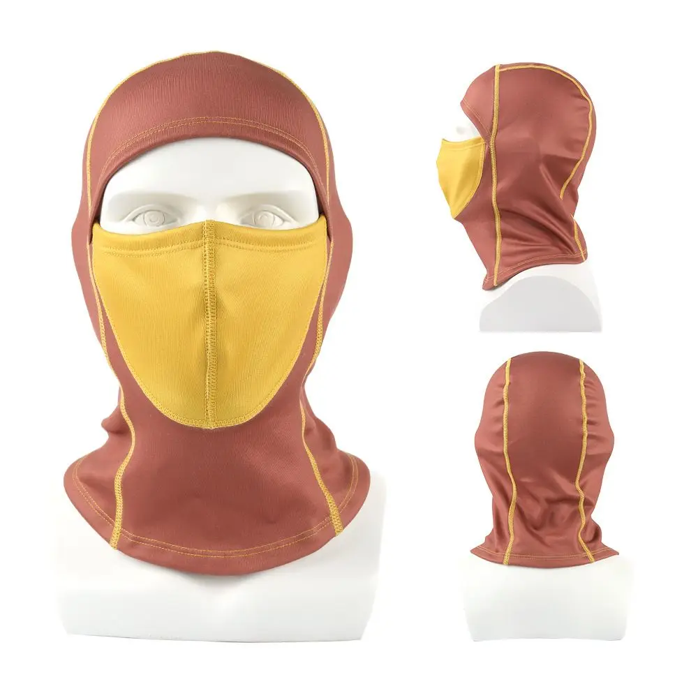 Full Face Warm Fleece Balaclava Windproof Fleece Full Face Balaclava Thermal Color Block Thermal Balaclava Sports