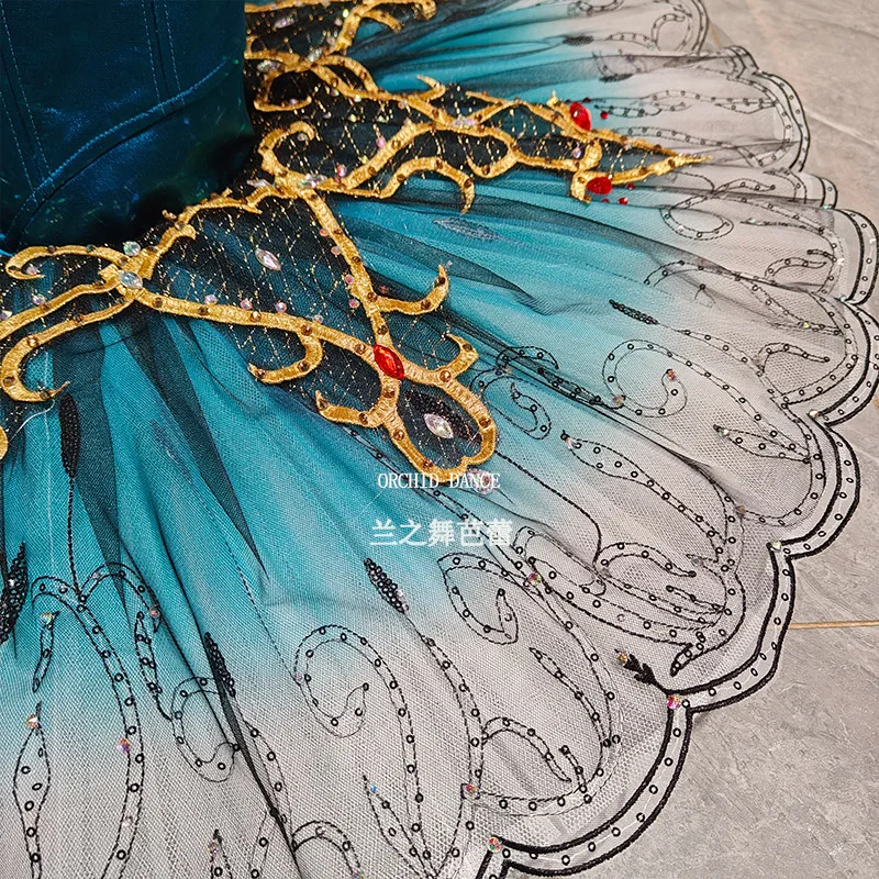 BT250672 Profesjonalne, szyte na miarę, w dowolnym kolorze, kostiumy baletowe tutu dla dzieci, dziewcząt, kobiet i dorosłych, niebieskie