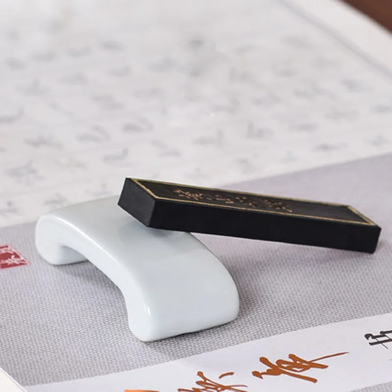 Multifunctional Ceramics Chinese Calligraphy Brush Holder Rest ink stick Rest