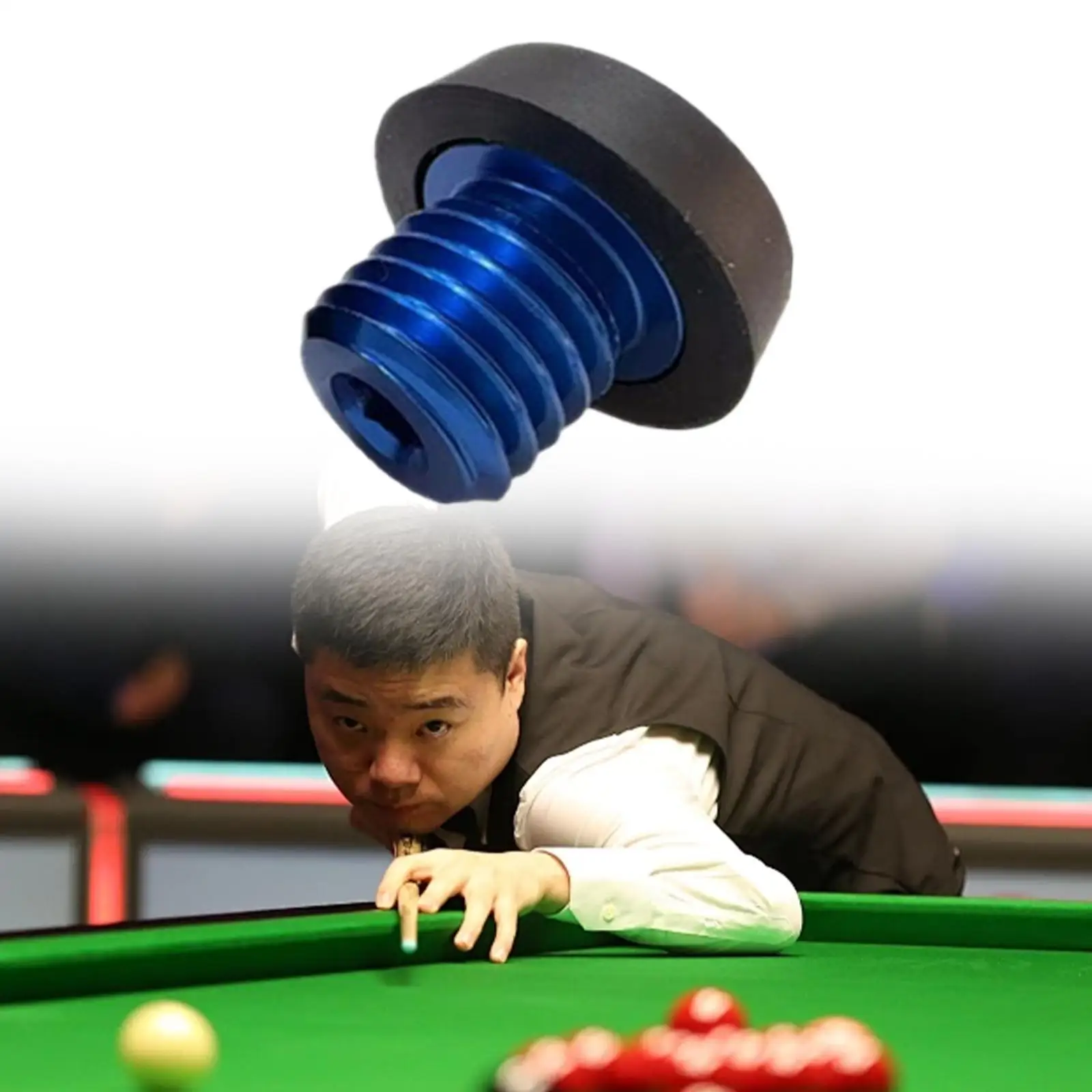 

Billiards Accessories Bottom Plug Rubber Tip Cover Shock Absorbing Cap for Pool Cue Protection