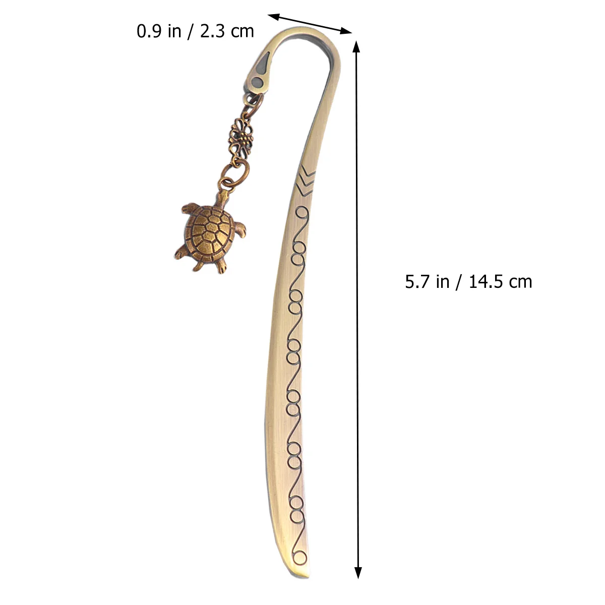 1 قطعة قلادة السلحفاة الصغيرة المعدنية المرجعية نمط خمر لوازم مكتبية الإبداعية لمحبي القراءة المدرسية المكتبية