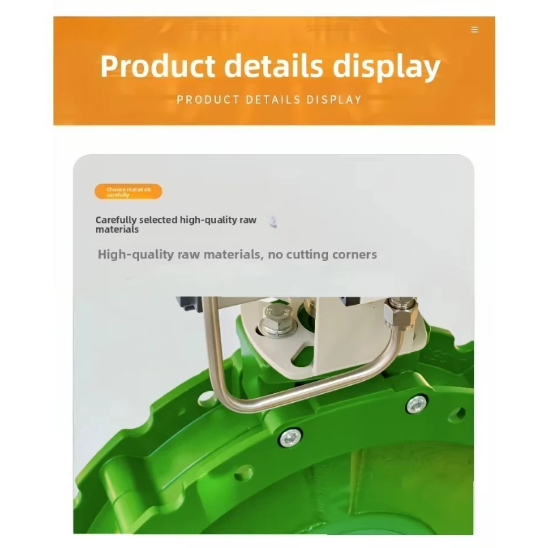 رذاذ PTFE الغبار فراشة صمام DN100-DN600 سبائك الألومنيوم القناة الحديد الزهر فراشة صمام مع المحرك الكهربائي