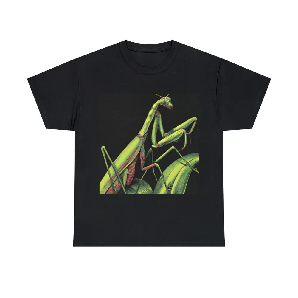 Vintage Style Reprint T Shirt Praying Mantis Insect Animal Art Tee Unisex T-shirts Cotton Luxury Brand Vintage Oversized