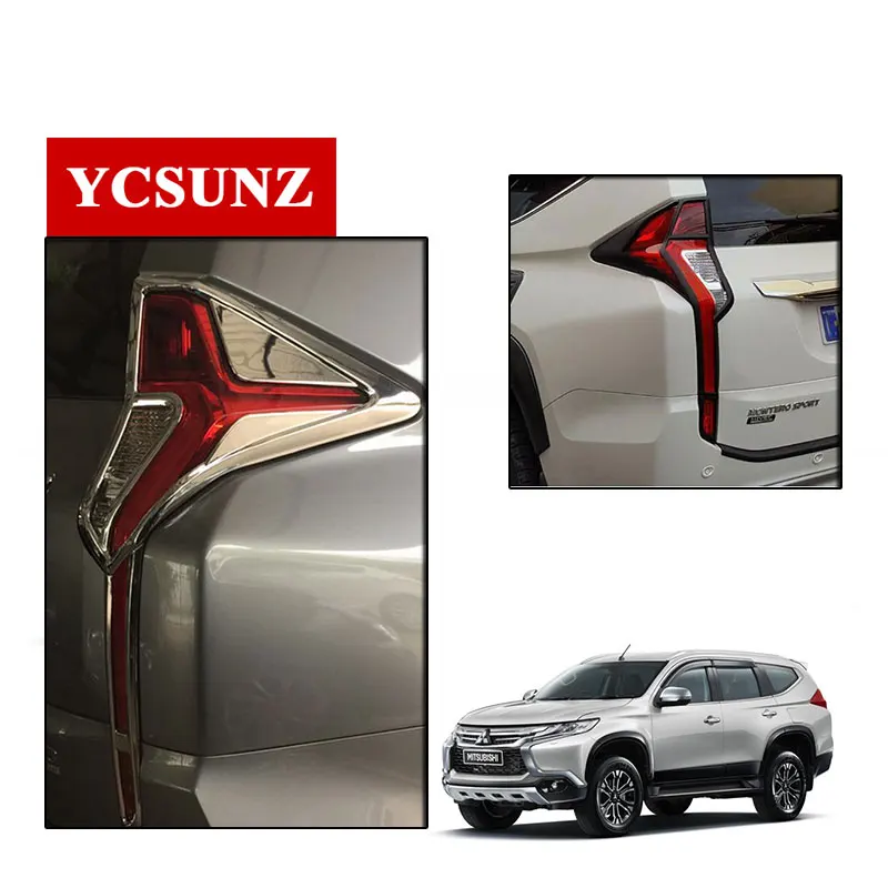 2016-2019 For Mitsubishi Pajero Sport Accessories Tail Lights Cover Decorative For Mitsubishi Montero Pajero Sport Parts Ycsunz