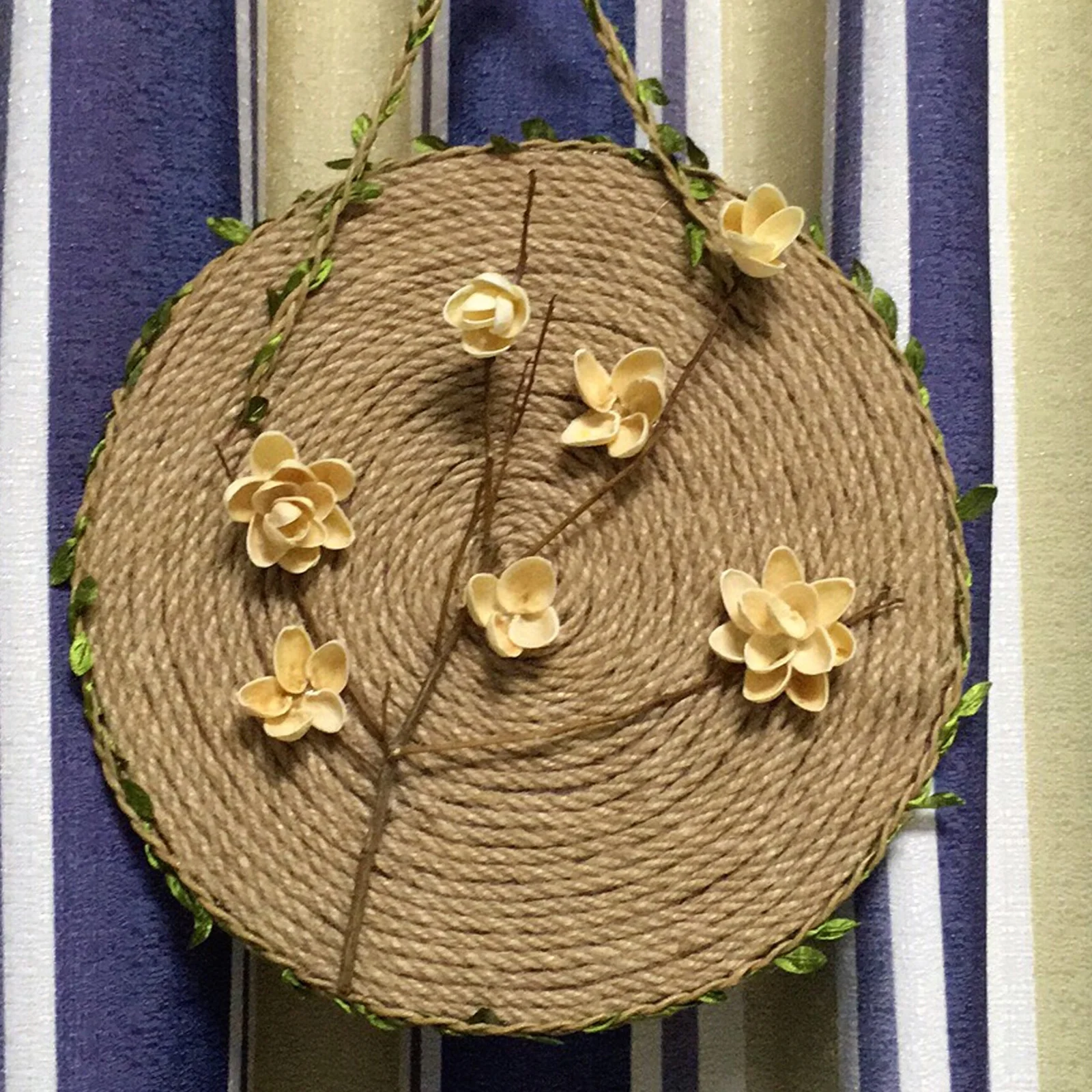 

Decorative Jute Rope Craft Hemp Twine Packaging Accessory Khaki Garden Elegant Color Christmas C y Gift Boxes Wrinkle Resistant