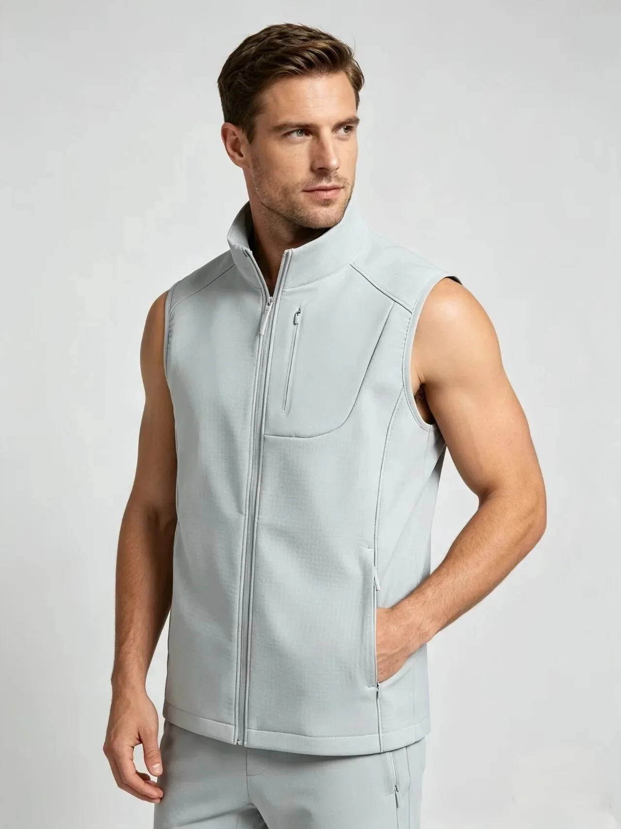 Heated Locking Thermal Fleece Vest Outdoor Men's Women's New Autumn Winter Standard Fit Open Cardigan Casual Style Warmth Pol...