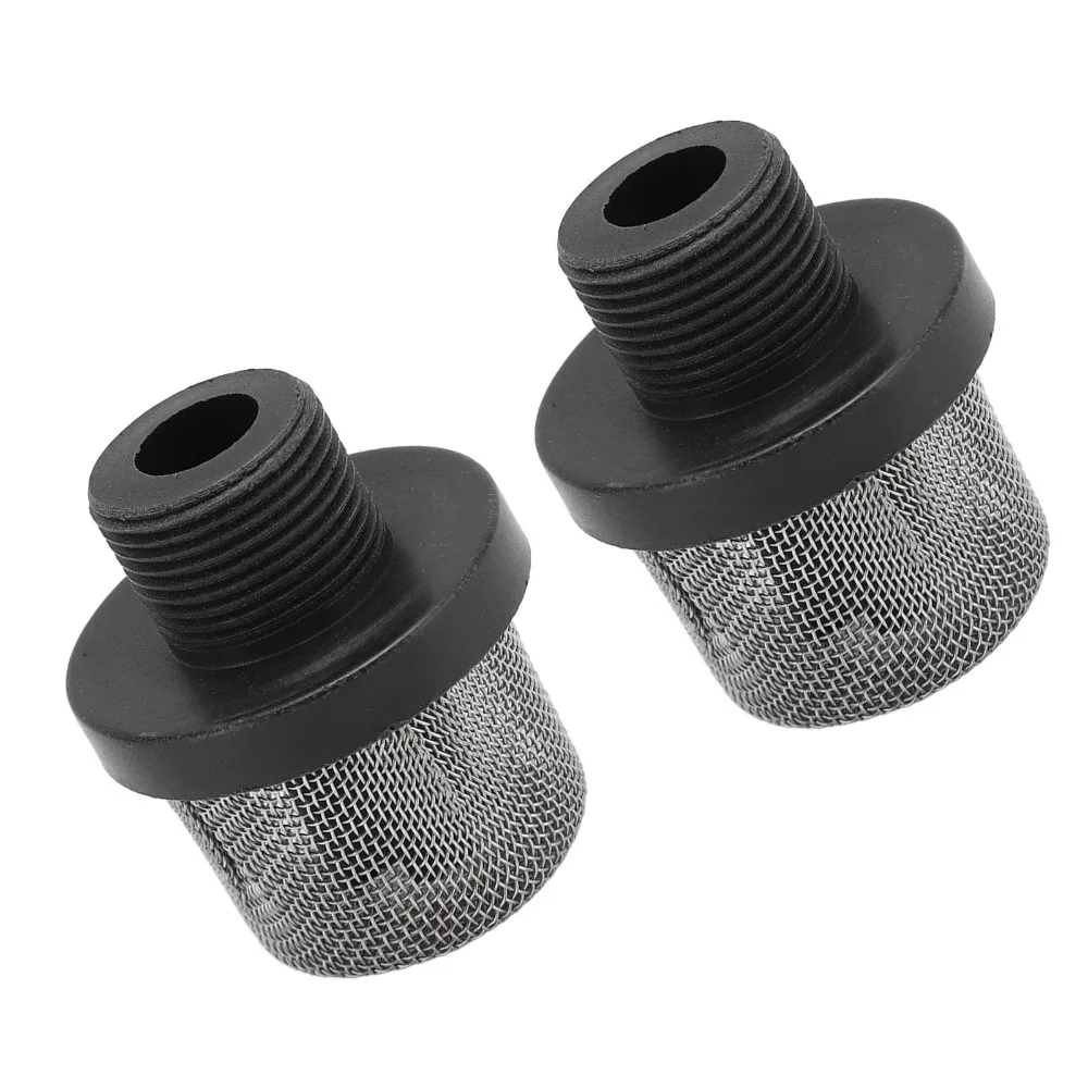 2 pcs Durable Efficient Inlet Filter Multifunctional 3/4-Inch Strainer Filter Suction Strainer Airless Sprayer Painter