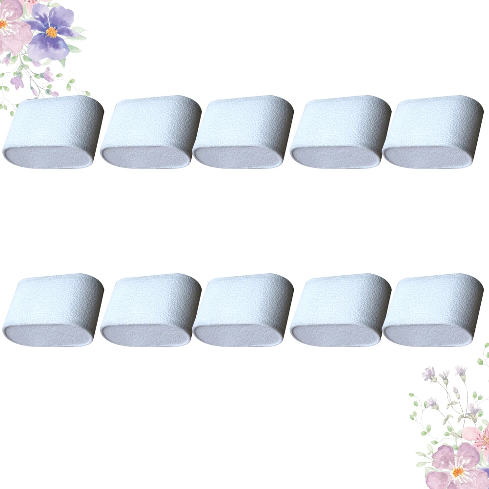

10pcs Soft Pillow Display Stand For Bracelet Chain Pillow Bangle Chain Organizer Stylish Jewelry Accessory (White)