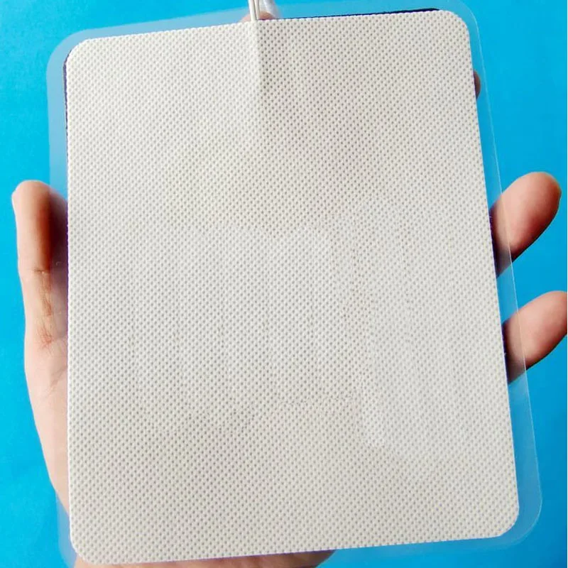 10 Pieces/5 pairs good quality Large size 12X15 non-woven white Electrode Pads for Tens Acupuncture,Slimming massager Digita