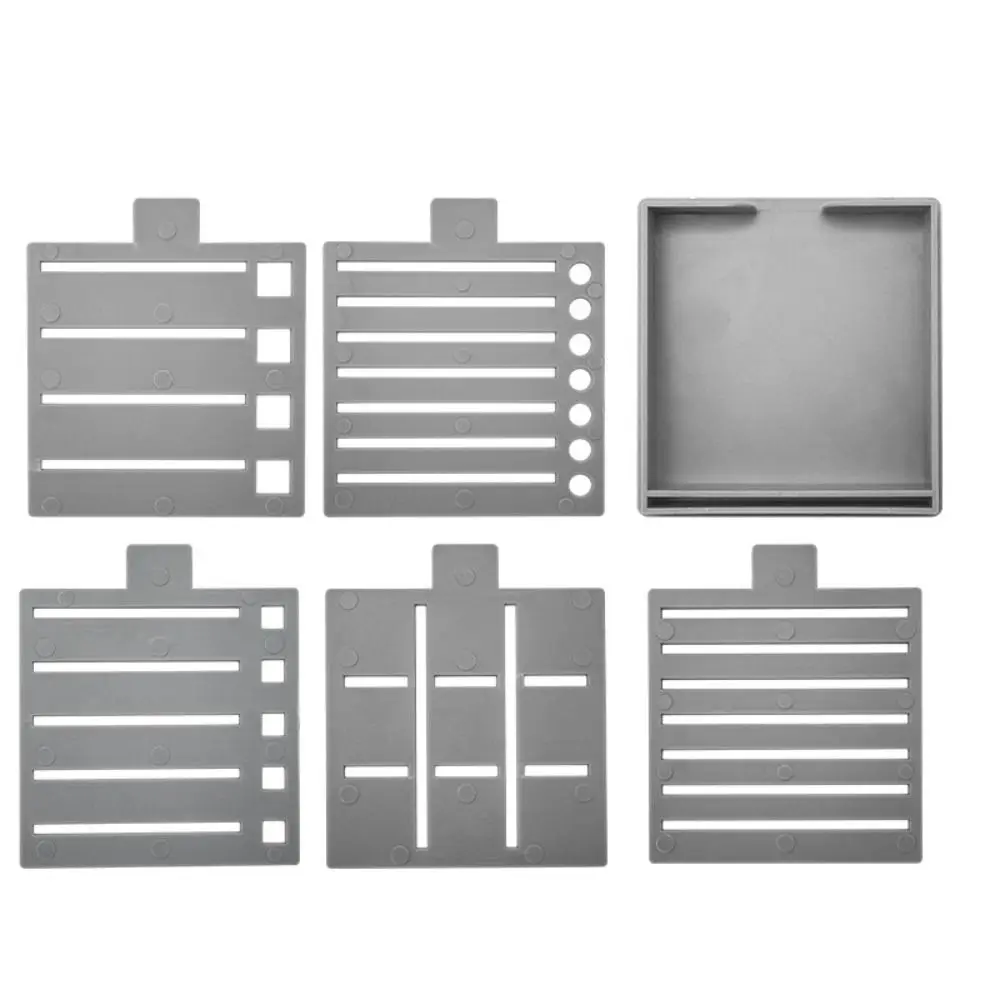 with Reusable List Templates Sticky Note Stencil and Holder Plastic Reusable Checklist Stencil Set Multiple Layouts Compact