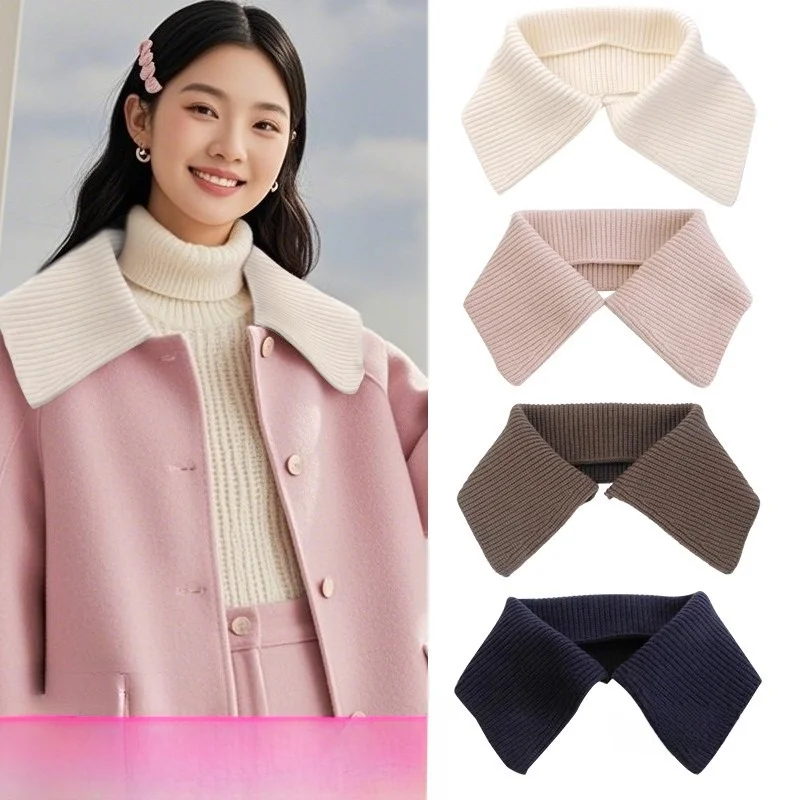 ニットフェイクカラー暖かい冬用コート耐久性のあるタートルネックねじ糸汚れ防止カジュアルスタイルその他のパターン