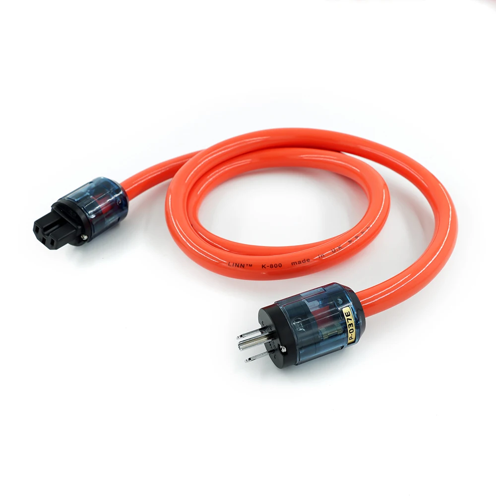 

Hifi One Linn K800 5N OCCAU Schuko/ US AC Mains Power Cord Cable P-037E/P-037 Audio AMP CD DVD VCD player power cable